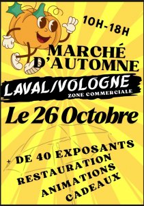 Marché d'Automne LAVAL sur VOLOGNE